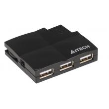 Концентратор A4 Tech Hub-57, USB 2.0, 4 порта